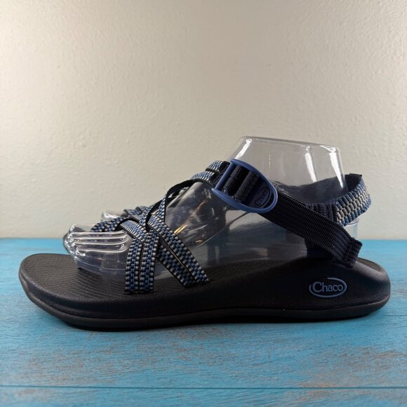 Chaco Women's -Adult Z Eddy X2 Sport Sandal. Blue & Gray Size 10 - Picture 4 of 9